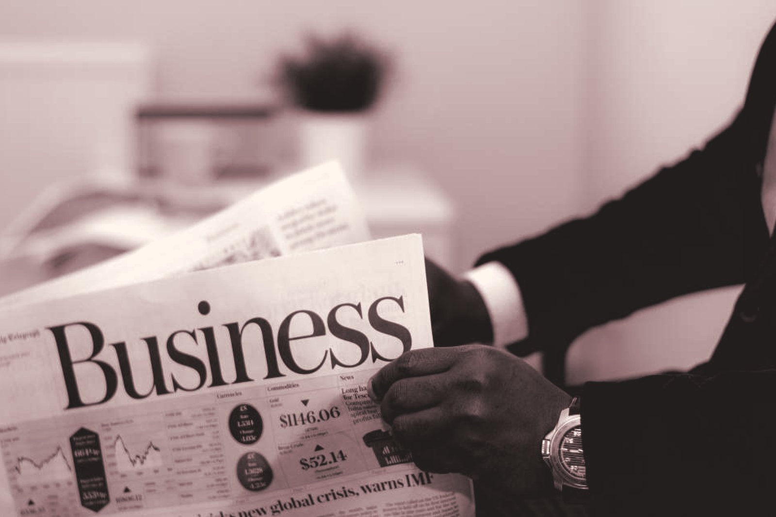 Reading the business pages